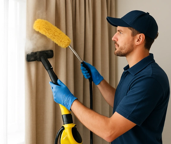 Trusted drapes cleaning technician Matty Curtain Cleaning corrimal-east-nsw QLD